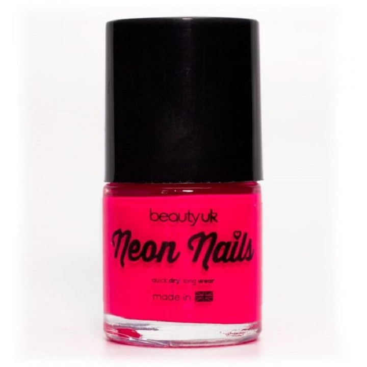Beauty UK Neon Nail Polish - Magenta in de groep BEAUTY & HEALTH / Manicure/pedicure / Nagellak bij TP E-commerce Nordic AB (C04532)
