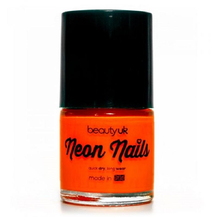Beauty UK Neon Nail Polish - Orange in de groep BEAUTY & HEALTH / Manicure/pedicure / Nagellak bij TP E-commerce Nordic AB (C04533)