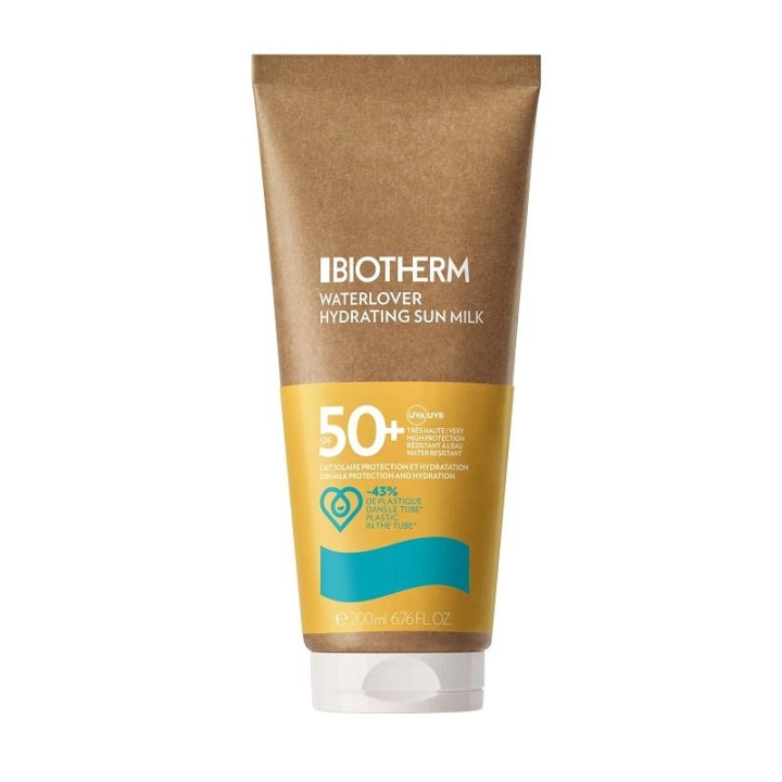 Biotherm Waterlover Hydrating Sun Milk 50+SPF 200ml in de groep BEAUTY & HEALTH / Huidsverzorging / Zonnebank / Zonnebescherming bij TP E-commerce Nordic AB (C04567)