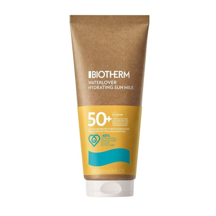 Biotherm Waterlover Hydrating Sun Milk 50+SPF 200ml in de groep BEAUTY & HEALTH / Huidsverzorging / Zonnebank / Zonnebescherming bij TP E-commerce Nordic AB (C04567)