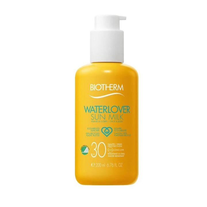 Biotherm Waterlover Sun Milk 30SPF 200ml in de groep BEAUTY & HEALTH / Huidsverzorging / Zonnebank / Zonnebescherming bij TP E-commerce Nordic AB (C04572)