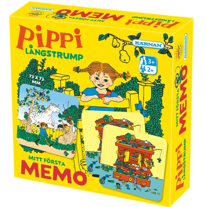 Mitt första memo Pippi Långstr in de groep SPEELGOED, KINDER- & BABYPRODUCTEN / Speelgoed / Bordspellen / Kinderspellen bij TP E-commerce Nordic AB (C04667)