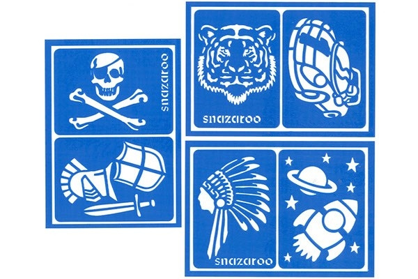 Make-up stencils 6 stuks, zelfklevend in de groep SPEELGOED, KINDER- & BABYPRODUCTEN / Speelgoed / Gemaskered kostuums bij TP E-commerce Nordic AB (C04728)