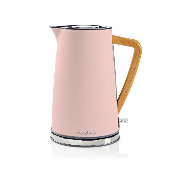 Nedis Waterkoker | 1.7 l | Soft-Touch | Roze | 360 graden draaibaar | Verborgen verwarmingselement | Strix®-controller | Droogkookbeveiliging in de groep HUISHOUDEN & TUIN / Huishoudelijke apparaten / Water & Sap / Waterkokers bij TP E-commerce Nordic AB (C04799)