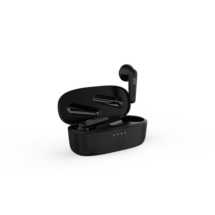 JAYS Headphone t-Six TWS True Wireless In-Ear Black in de groep HOME ELECTRONICS / Audio & Beeld / Koptelefoon & Accessoires / Koptelefoon bij TP E-commerce Nordic AB (C04874)