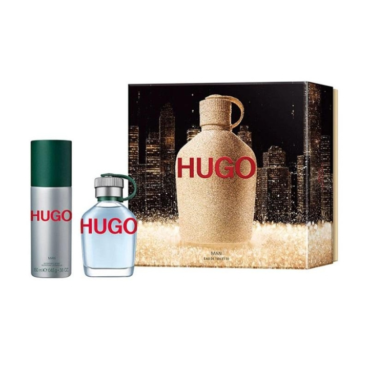 Giftset Hugo Boss Hugo Man Edt 75ml + Deo Spray 150ml in de groep BEAUTY & HEALTH / Cadeausets / Cadeausets voor hem bij TP E-commerce Nordic AB (C04935)