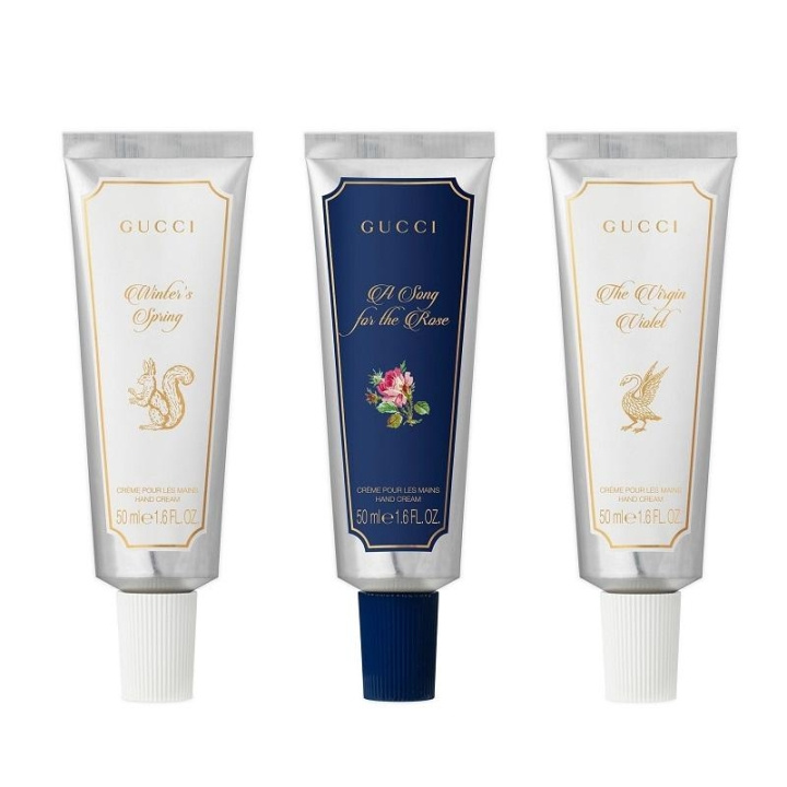 Giftset Gucci The Alchemist\'s Garden 3-Piece Hand Cream in de groep BEAUTY & HEALTH / Manicure/pedicure / Handcrèmes bij TP E-commerce Nordic AB (C04947)