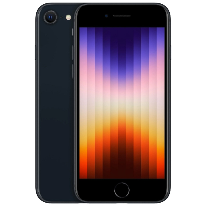 iPhone SE 128GB (2022) Midnigh in de groep SMARTPHONE & TABLETS / Mobiele telefoons & smartphones bij TP E-commerce Nordic AB (C04980)