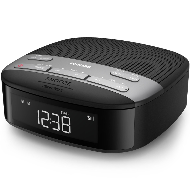 Philips Digitale DAB+/FM wekkerradio Dubbele alarmen in de groep HOME ELECTRONICS / Audio & Beeld / Thuisbioscoop, Hifi en Draagbaar / Radio & Wekkers / Wekkerradio bij TP E-commerce Nordic AB (C05003)