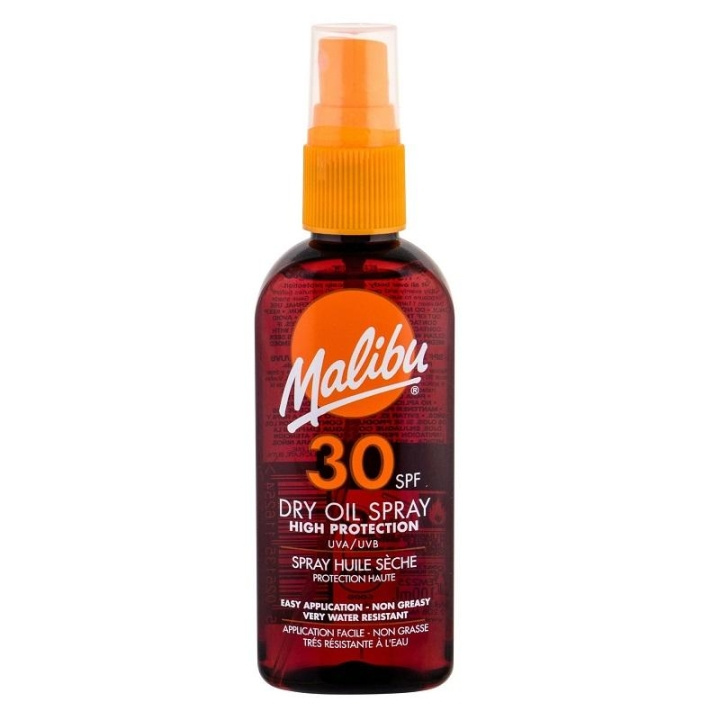 Malibu Dry Oil Spray SPF30 100ml in de groep BEAUTY & HEALTH / Huidsverzorging / Zonnebank / Zonnebescherming bij TP E-commerce Nordic AB (C05161)
