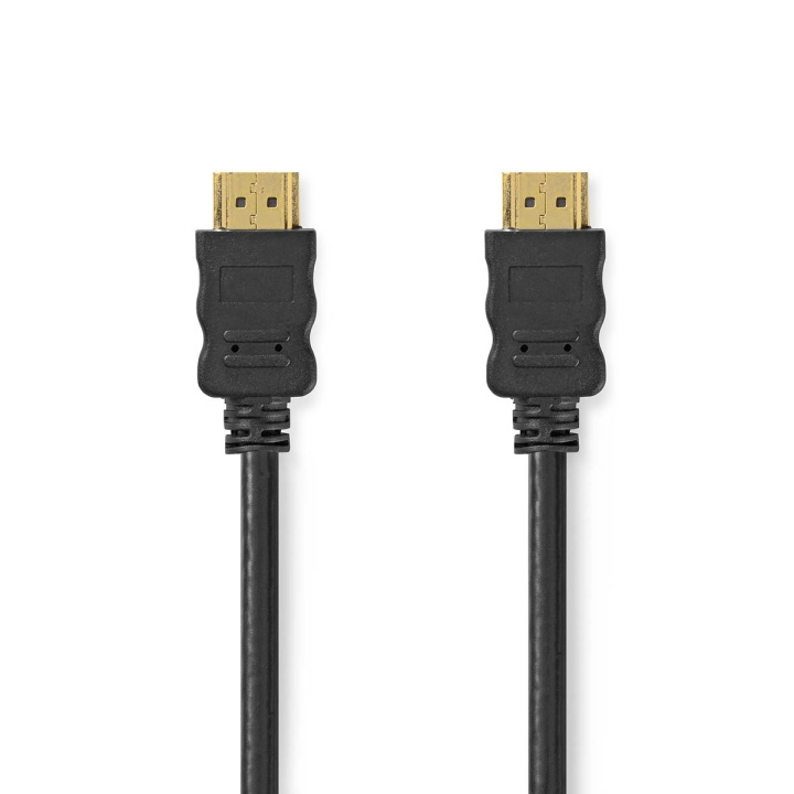 Nedis High Speed ​​HDMI™-Kabel met Ethernet | HDMI™ Connector | HDMI™ Connector | 4K@30Hz | ARC | 10.2 Gbps | 5.00 m | Rond | PVC | Zwart | Doos in de groep COMPUTERS & RANDAPPARATUUR / Computerkabels / Elektrische kabels bij TP E-commerce Nordic AB (C05217)