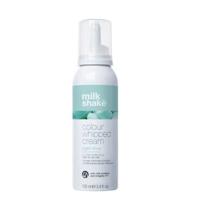 Milk_Shake Colour Whipped Cream Light Blue 100ml in de groep BEAUTY & HEALTH / Haar & Styling / Haarverzorging / Haarverf / Haarverf & Kleurbommen bij TP E-commerce Nordic AB (C05338)