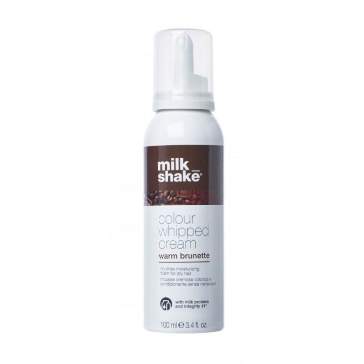 Milk_Shake Colour Whipped Cream Warm Brunette 100ml in de groep BEAUTY & HEALTH / Haar & Styling / Haarverzorging / Haarverf / Haarverf & Kleurbommen bij TP E-commerce Nordic AB (C05340)