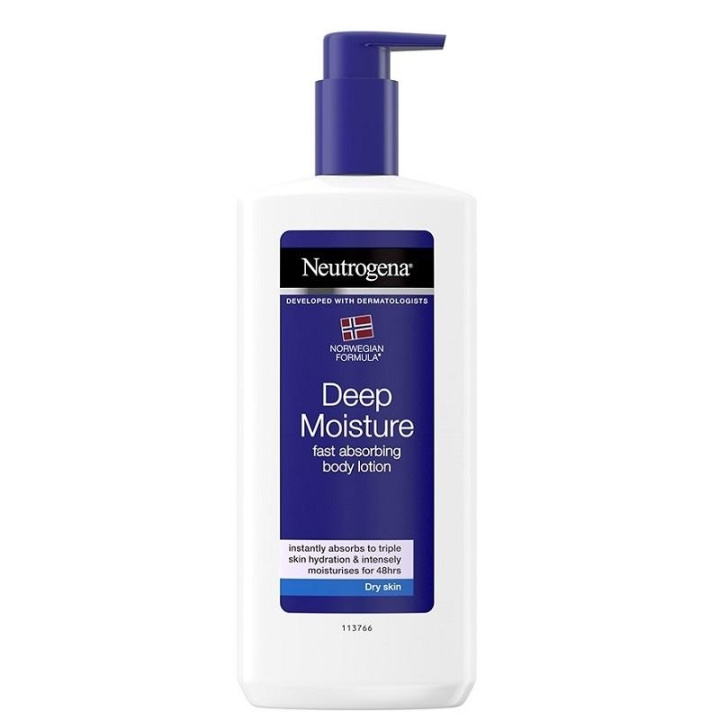 Neutrogena Norwegian Formula Deep Moisture Fast Absorbing Body Lotion 400ml in de groep BEAUTY & HEALTH / Huidsverzorging / Lichaamsverzorging / Body lotion bij TP E-commerce Nordic AB (C05408)