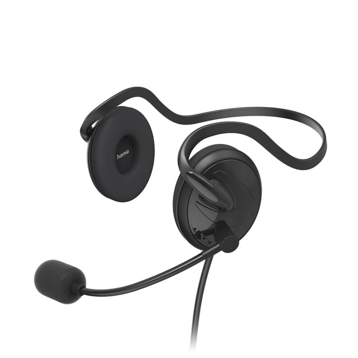 Headset PC Office Stereo On-Ear NHS-P100 V2 Black in de groep COMPUTERS & RANDAPPARATUUR / Computeraccessoires / Koptelefoon bij TP E-commerce Nordic AB (C05441)