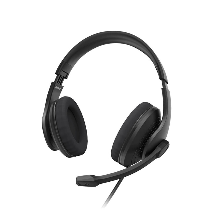 Headset PC Office Stereo Over-Ear HS-P200 V2 Black in de groep COMPUTERS & RANDAPPARATUUR / Computeraccessoires / Koptelefoon bij TP E-commerce Nordic AB (C05444)