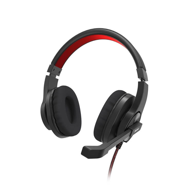 Headset PC Office Stereo Over-Ear HS-USB400 V2 Black in de groep COMPUTERS & RANDAPPARATUUR / Computeraccessoires / Koptelefoon bij TP E-commerce Nordic AB (C05448)