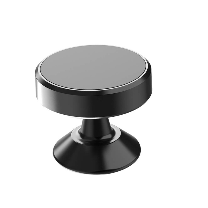 Mobile Holder Magnetic Black Puck with Self-adhesive Tape in de groep AUTO / Autohouder / Autohouder Smartphone bij TP E-commerce Nordic AB (C05502)