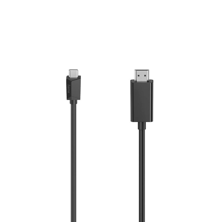 Cable USB-C - HDMI Ultra-HD 4K 1.5m Black in de groep COMPUTERS & RANDAPPARATUUR / Computerkabels / USB / USB-C bij TP E-commerce Nordic AB (C05521)