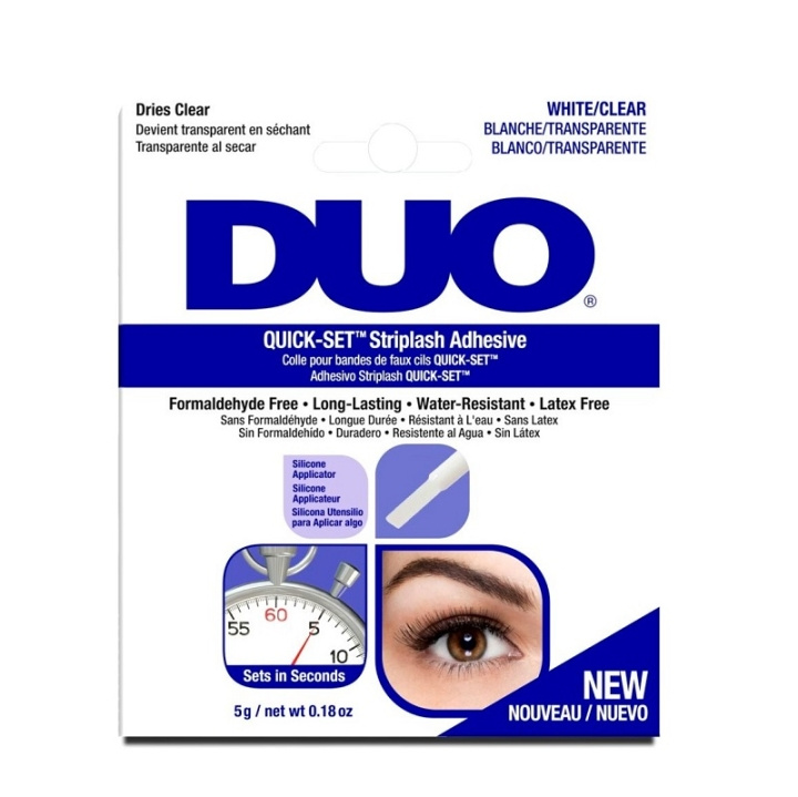Ardell DUO Quick-Set Brush-On Lash Adhesive Clear 5g in de groep BEAUTY & HEALTH / Makeup / Ogen & Wenkbrauwen / Nepwimpers bij TP E-commerce Nordic AB (C05673)