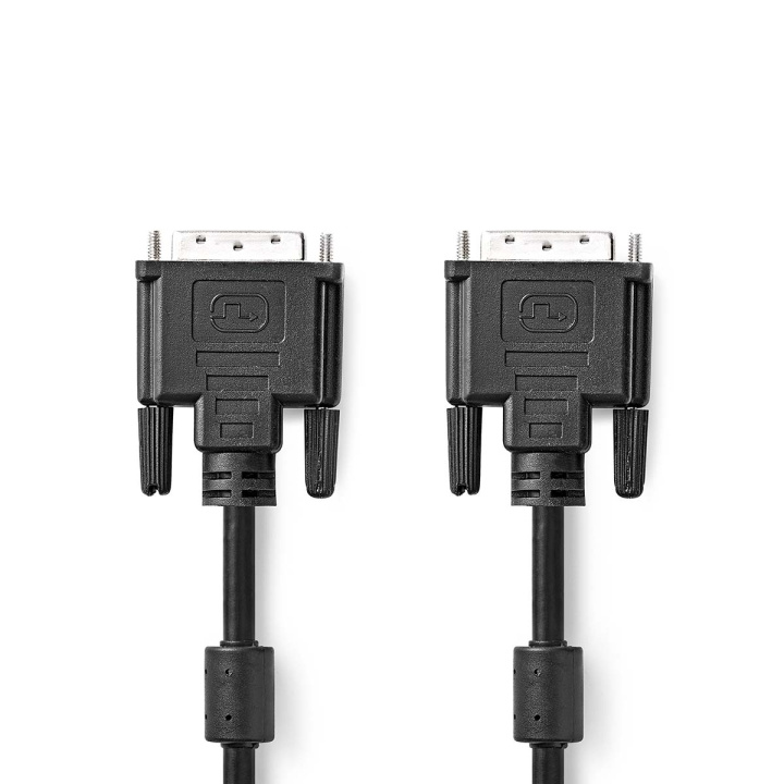 Nedis DVI-Kabel | DVI-D 24+1-Pins Male | DVI-D 24+1-Pins Male | 2560x1600 | Vernikkeld | 2.00 m | Recht | PVC | Zwart | Doos in de groep COMPUTERS & RANDAPPARATUUR / Computerkabels / DVI / Kabels bij TP E-commerce Nordic AB (C06073)