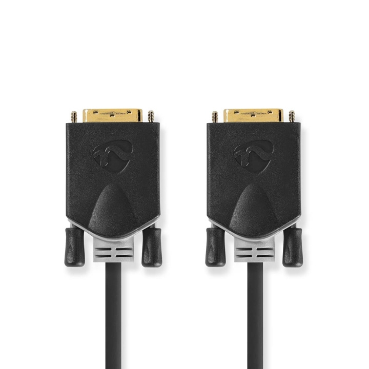 Nedis DVI-Kabel | DVI-D 24+1-Pins Male | DVI-D 24+1-Pins Male | 2560x1600 | Verguld | 3.00 m | Recht | PVC | Antraciet | Doos in de groep COMPUTERS & RANDAPPARATUUR / Computerkabels / DVI / Kabels bij TP E-commerce Nordic AB (C06084)