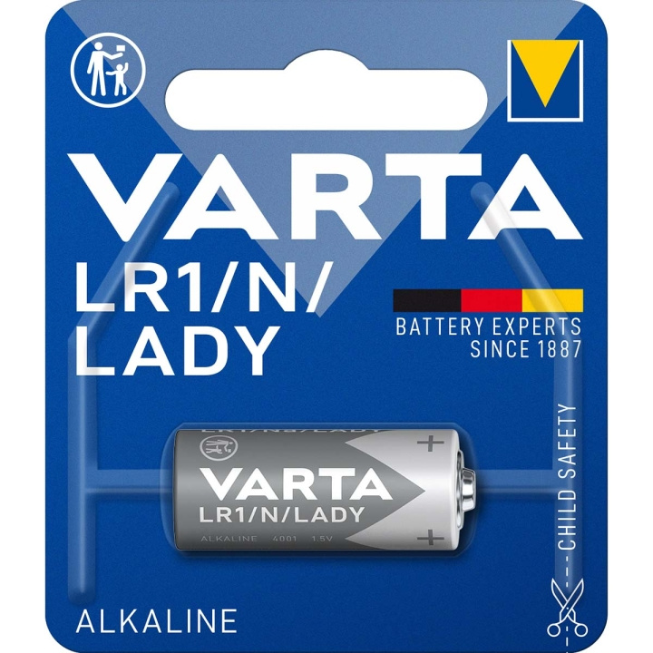 Alkaline Batterij LR1 1.5 V 1-Pak in de groep HOME ELECTRONICS / Batterijen & Opladers / Batterijen / Overigen bij TP E-commerce Nordic AB (C06085)