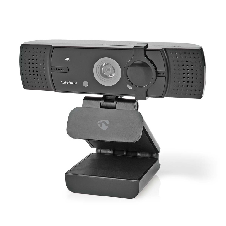 Nedis Webcam | Full HD@60fps / 4K@30fps | Automatische Scherpstelling | Ingebouwde Microfoon | Zwart in de groep COMPUTERS & RANDAPPARATUUR / Computeraccessoires / Webcamera\'s bij TP E-commerce Nordic AB (C06144)