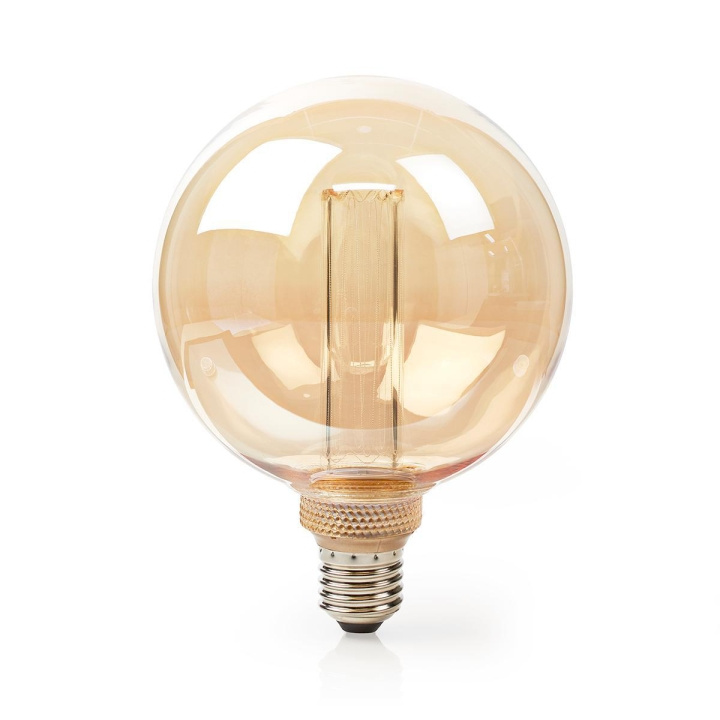 Nedis LED-Filamentlamp E27 | G125 | 3.5 W | 120 lm | 1800 K | Dimbaar | Goudkleurig | Retrostijl | 1 Stuks in de groep HOME ELECTRONICS / Verlichting / LED-lampen bij TP E-commerce Nordic AB (C06278)