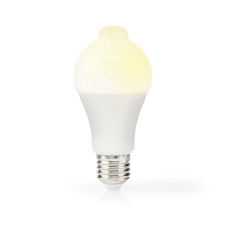Nedis LED-Lamp E27 | A60 | 4.9 W | 470 lm | 3000 K | Wit | Retrostijl | Frosted | Bewegingsdetectie | 1 Stuks in de groep HOME ELECTRONICS / Verlichting / LED-lampen bij TP E-commerce Nordic AB (C06313)