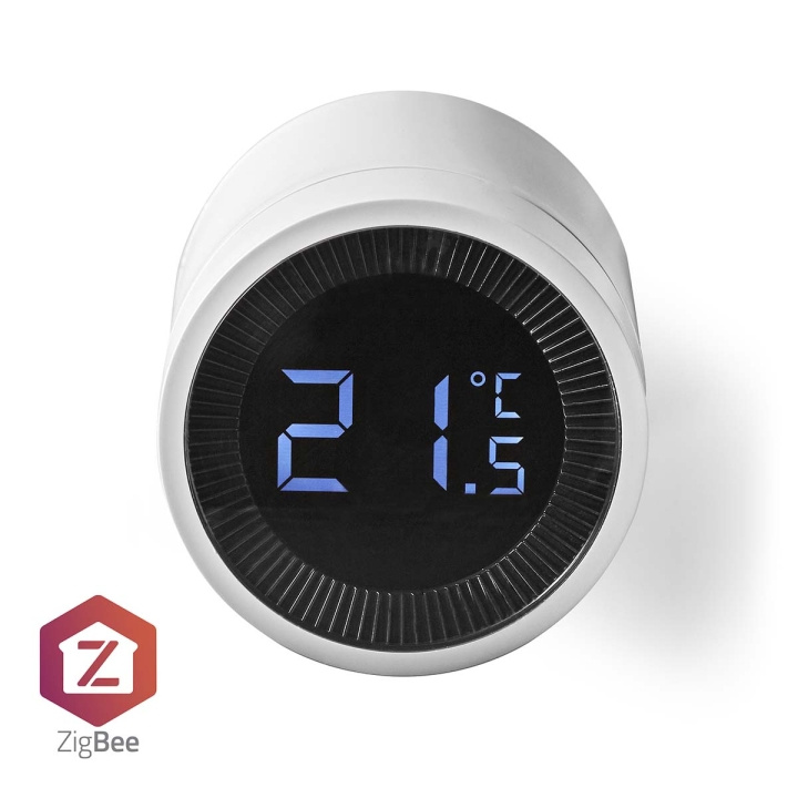 Nedis SmartLife Radiatorbediening | Zigbee 3.0 | Batterij Gevoed | LCD | Android™ / IOS in de groep HUISHOUDEN & TUIN / Smart home / Slimme sensoren bij TP E-commerce Nordic AB (C06322)