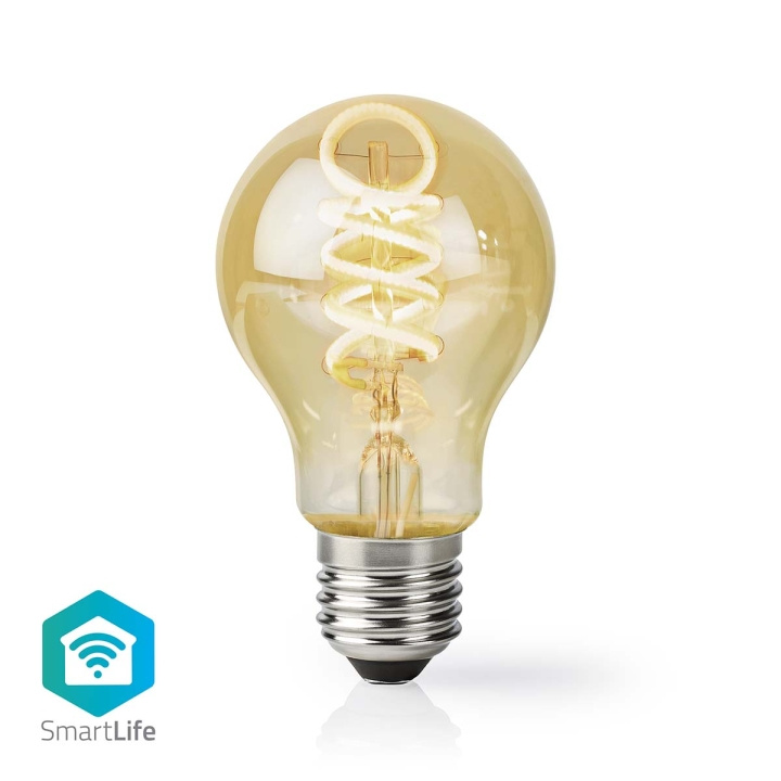 Nedis SmartLife LED Filamentlamp | Wi-Fi | E27 | 360 lm | 4.9 W | Warm tot Koel Wit | 1800 - 6500 K | Glas | Android™ / IOS | Peer | 1 Stuks in de groep HUISHOUDEN & TUIN / Smart home / Slimme verlichting bij TP E-commerce Nordic AB (C06327)