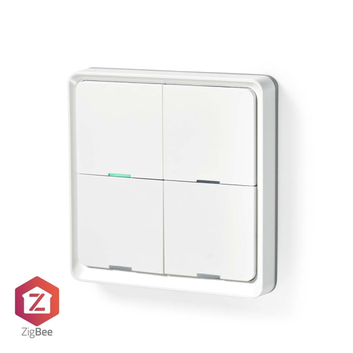 Nedis SmartLife Wandschakelaar | Zigbee 3.0 | Muurmontage | Android™ / IOS | Kunststof | Wit in de groep HUISHOUDEN & TUIN / Smart home / Slimme huissystemen bij TP E-commerce Nordic AB (C06331)