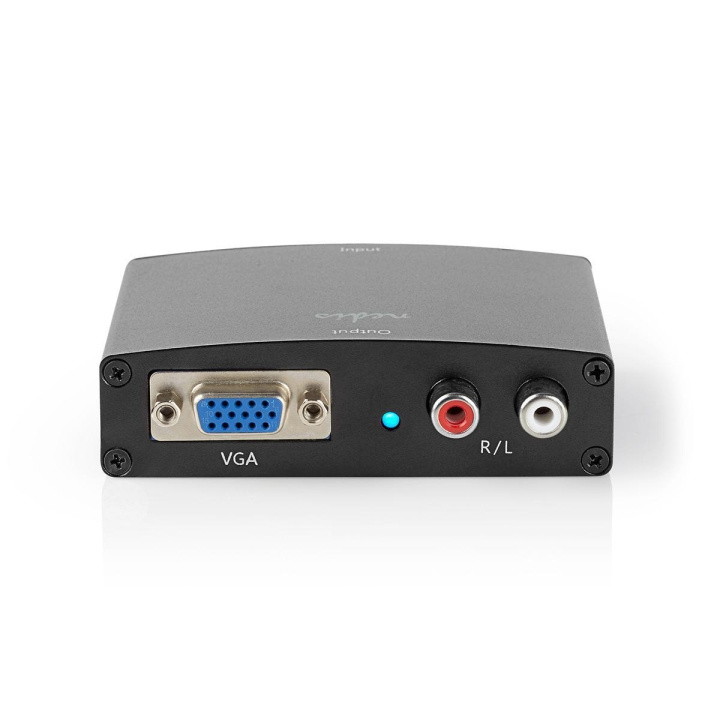 Nedis HDMI™-Converter | HDMI™ Input | VGA Female / 2x RCA Female | 1-weg | 1280x768 | 1.65 Gbps | Aluminium | Antraciet in de groep HOME ELECTRONICS / Kabels & Adapters / HDMI / Adapters bij TP E-commerce Nordic AB (C06352)