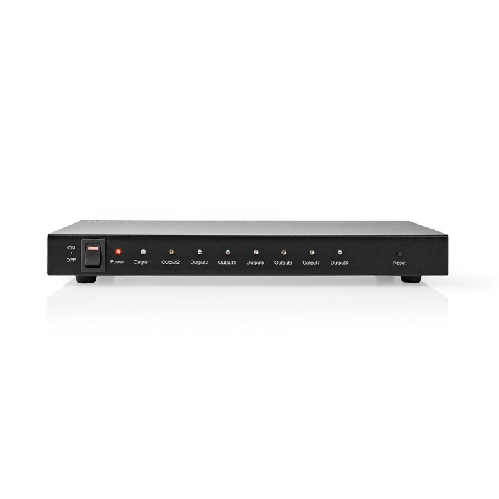 HDMI™-Splitter | 8-Poorts poort(en) | HDMI™ Input | 8x HDMI™ Output | 4K@30Hz | 3.4 Gbps | Metaal | Antraciet in de groep HOME ELECTRONICS / Kabels & Adapters / HDMI / Adapters bij TP E-commerce Nordic AB (C06358)