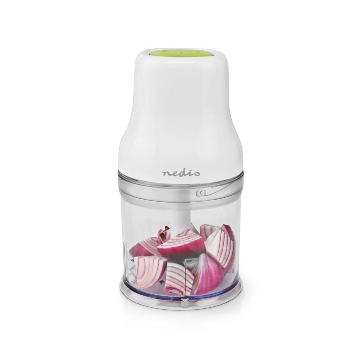 Nedis Hakmolen | 200 W | 0.5 l | Kunststof | 1-Snelheid | Wit in de groep HUISHOUDEN & TUIN / Huishoudelijke apparaten / Keukentools & -apparatuur / Keukenapparatuur & Accessoires bij TP E-commerce Nordic AB (C06425)