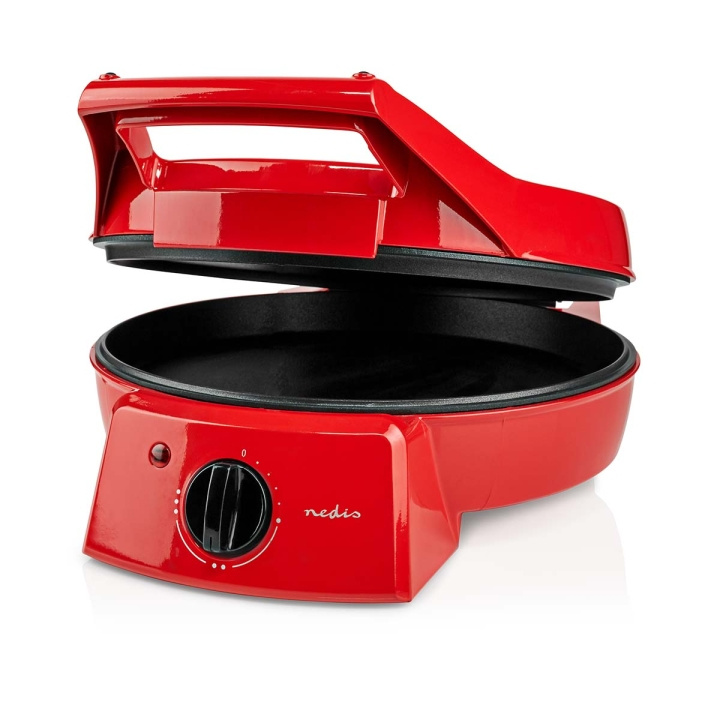 Nedis Pizzamaker en Grill | 30 cm | Regelbare temperatuur | 1800 W in de groep HUISHOUDEN & TUIN / Huishoudelijke apparaten / Overige Huishoudelijke Apparaten bij TP E-commerce Nordic AB (C06438)