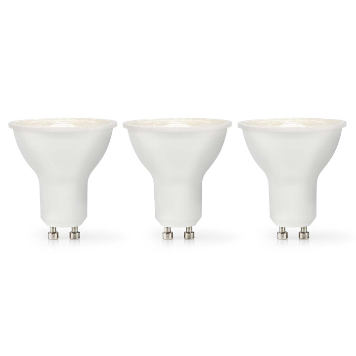 Nedis LED-Lamp GU10 | Spot | 4.5 W | 345 lm | 2700 K | Dimbaar | Warm Wit | Retrostijl | 3 Stuks in de groep HOME ELECTRONICS / Verlichting / LED-lampen bij TP E-commerce Nordic AB (C06533)