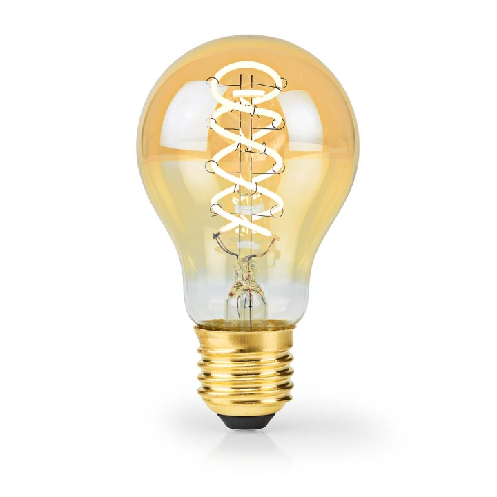 Nedis LED-Filamentlamp E27 | A60 | 3.8 W | 250 lm | 2100 K | Dimbaar | Extra Warm Wit | Retrostijl | 1 Stuks in de groep HOME ELECTRONICS / Verlichting / LED-lampen bij TP E-commerce Nordic AB (C06547)