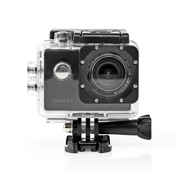 Action Cam | 1080p@30fps | 12 MPixel | Waterbestendig tot: 30.0 m | 90 min | Wi-Fi | App beschikbaar voor: Android™ / IOS | Mounts inbegrepen | Zwart in de groep SPORT, VRIJE TIJD & HOBBY / Actiecamera\'s en accessoires / Actiecamera\'s bij TP E-commerce Nordic AB (C06561)