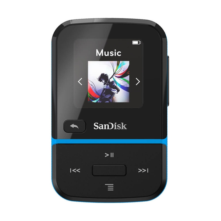 SANDISK MP3-Player Clip Sport Go 16GB Black in de groep HOME ELECTRONICS / Audio & Beeld / Thuisbioscoop, Hifi en Draagbaar / Draagbare audiospelers / Mp3 spelers bij TP E-commerce Nordic AB (C06647)