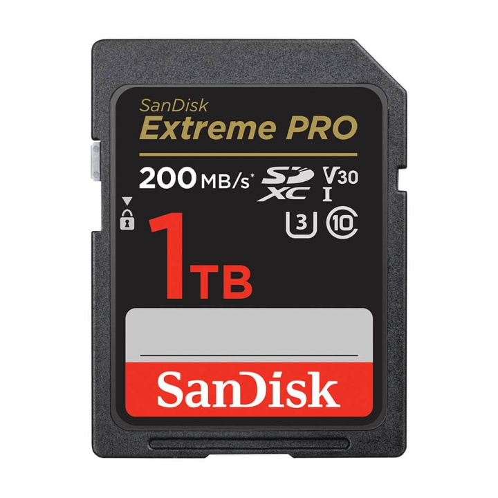 SDXC Extreme Pro 1TB 200MB/s UHS-I C10 V30 U3 in de groep HOME ELECTRONICS / Opslagmedia / Geheugenkaarten / SD/SDHC/SDXC bij TP E-commerce Nordic AB (C06658)