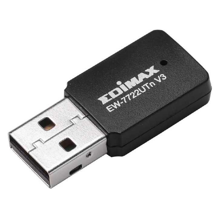 Edimax Draadloze USB-Adapter in de groep COMPUTERS & RANDAPPARATUUR / Netwerk / Netwerkkaarten / USB Draadloos bij TP E-commerce Nordic AB (C06757)