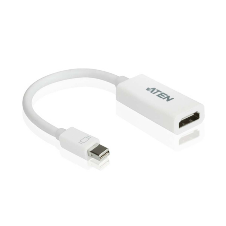 aten Verloopstuk van Mini DisplayPort naar HDMI in de groep COMPUTERS & RANDAPPARATUUR / Computerkabels / DisplayPort / Kabels bij TP E-commerce Nordic AB (C06895)