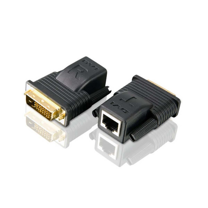 aten Mini Cat 5 DVI-verlenger (1080p bij 15 m/1080i bij 20 m) in de groep COMPUTERS & RANDAPPARATUUR / Computerkabels / DVI / Adapters bij TP E-commerce Nordic AB (C06896)