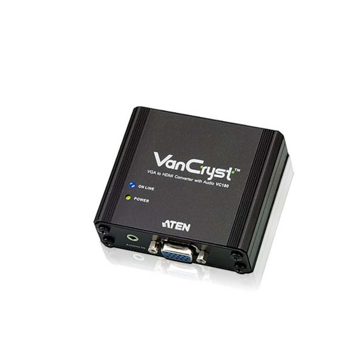 VGA/audio naar HDMI-converter in de groep HOME ELECTRONICS / Kabels & Adapters / HDMI / Adapters bij TP E-commerce Nordic AB (C06897)
