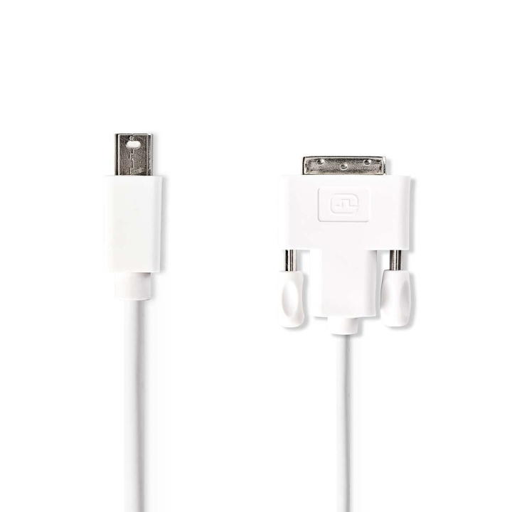 Nedis Mini DisplayPort-Kabel | DisplayPort 1.2 | Mini-DisplayPort Male | DVI-D 24+1-Pins Male | 21.6 Gbps | Vernikkeld | 2.00 m | Rond | PVC | Wit | Envelop in de groep COMPUTERS & RANDAPPARATUUR / Computerkabels / DisplayPort / Kabels bij TP E-commerce Nordic AB (C06937)