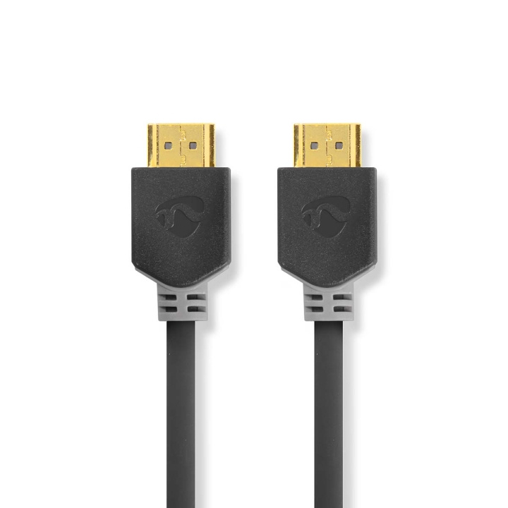 Nedis High Speed ​​HDMI™-Kabel met Ethernet | HDMI™ Connector | HDMI™ Connector | 4K@60Hz | ARC | 18 Gbps | 3.00 m | Rond | PVC | Antraciet | Doos in de groep HOME ELECTRONICS / Kabels & Adapters / HDMI / Kabels bij TP E-commerce Nordic AB (C06976)