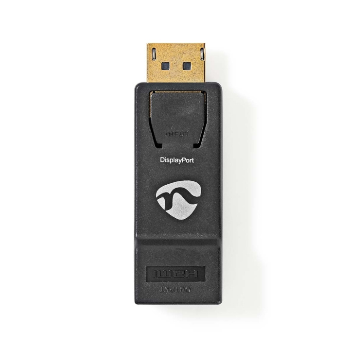 Nedis DisplayPort-Adapter | DisplayPort Male | HDMI™ Output | 4K@30Hz | Verguld | Recht | Rond | ABS | ABS | Antraciet | Doos in de groep HOME ELECTRONICS / Kabels & Adapters / HDMI / Adapters bij TP E-commerce Nordic AB (C07022)