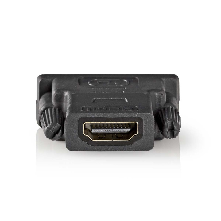 Nedis HDMI™-Adapter | HDMI™ Female | DVI-D 24+1-Pins Male | Verguld | Recht | PVC | Antraciet | 1 Stuks | Window Box in de groep HOME ELECTRONICS / Kabels & Adapters / HDMI / Adapters bij TP E-commerce Nordic AB (C07026)